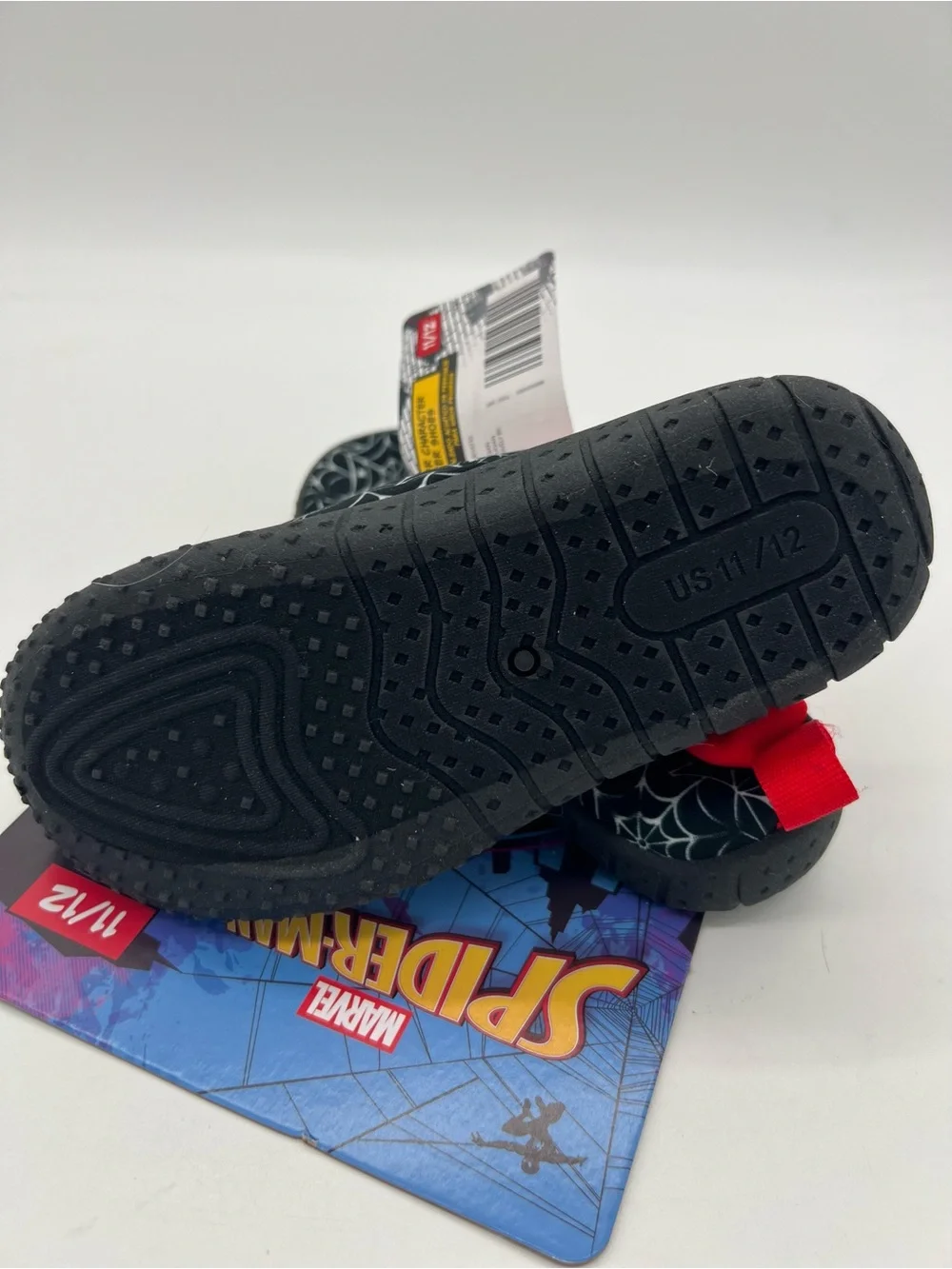 Marvel Spider-Man Boys Slip On Water Shoes Sz 11/12